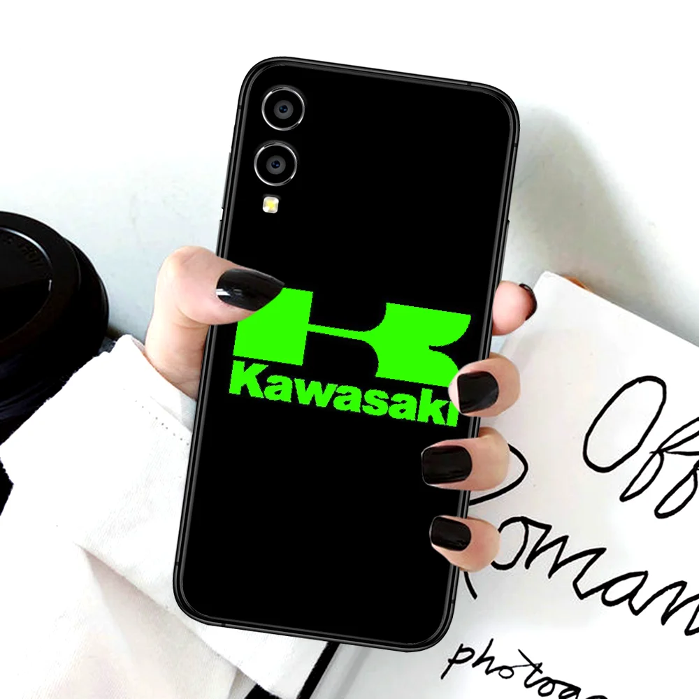 

Kawasakii Luxury motorcycle Phone Case For Huawei Honor 6A 7A 7C 8 8A 8X 9 9X 10 10i 20 Lite Pro Play black Prime Soft Cover