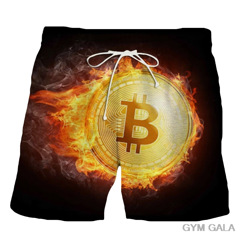 

2021 NEW Bitcoin RevolutIon shorts - CRYPTO CURRENCY Cool Casual pride Beach Shorts men Unisex Fashion 3D Women pants