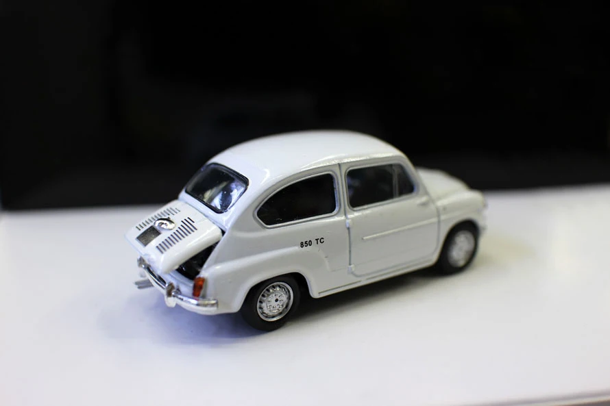 Редкое Специальное предложение 1:43 850 TC 1963 Итальянская Классическая модель автомобиля Коллекционная модель из сплава