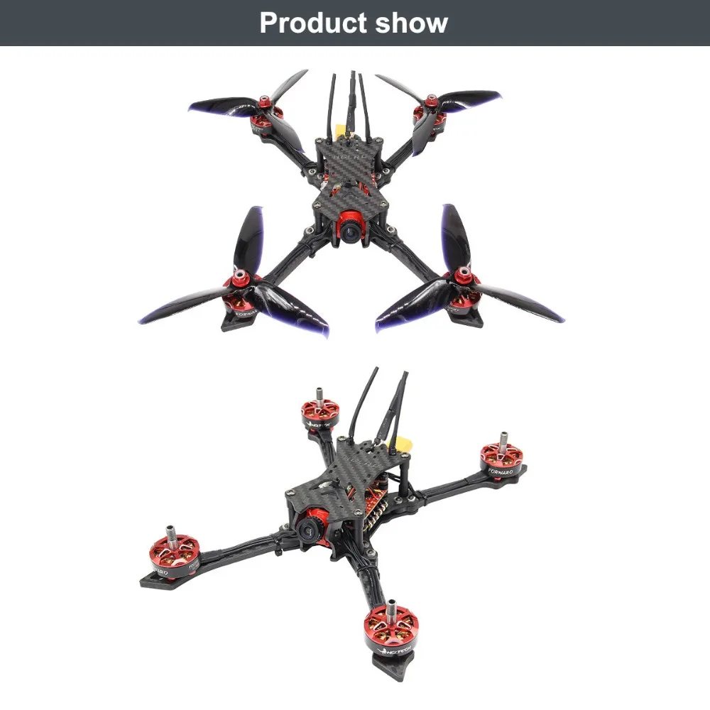 HGLRC BATMAN220 220 мм FPV гоночный Дрон Airbus F4 OSD управление полетом VTX передатчик FPV передатчик 2450 кв двигатели 5152 пропеллер