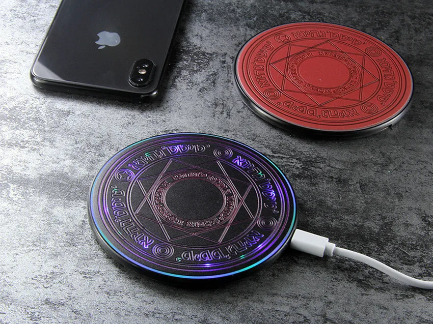 Беспроводной коврик для быстрой зарядки Circle Qi магический беспроводного