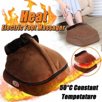 electric heated foot hand warmer massager washable non slip foot warmer cushion heat pad acupressure mat