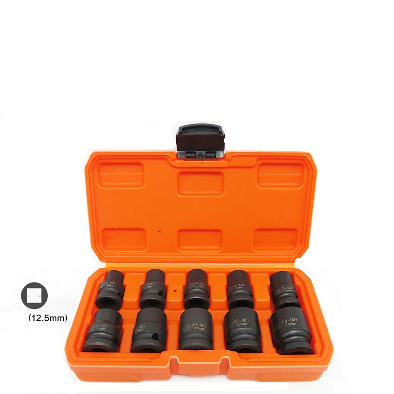 

High quality 10pcs 1/2 pneumatic wind cannon hex socket wrench electric sleeve tool he head fly torx bit set universal