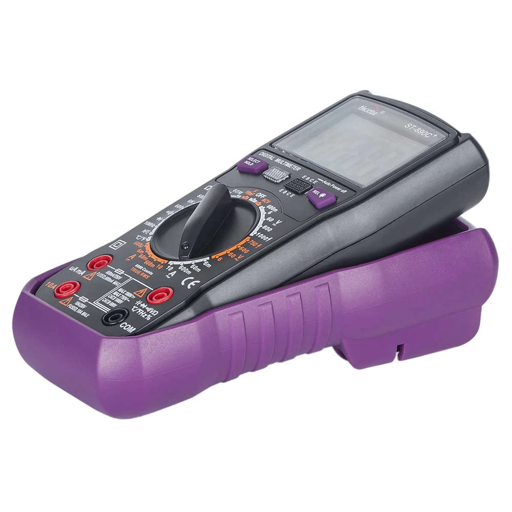 Nicetymeter ST890D Цифровой мультиметр ручной диапазон истинного RMS метр Ручной 6000