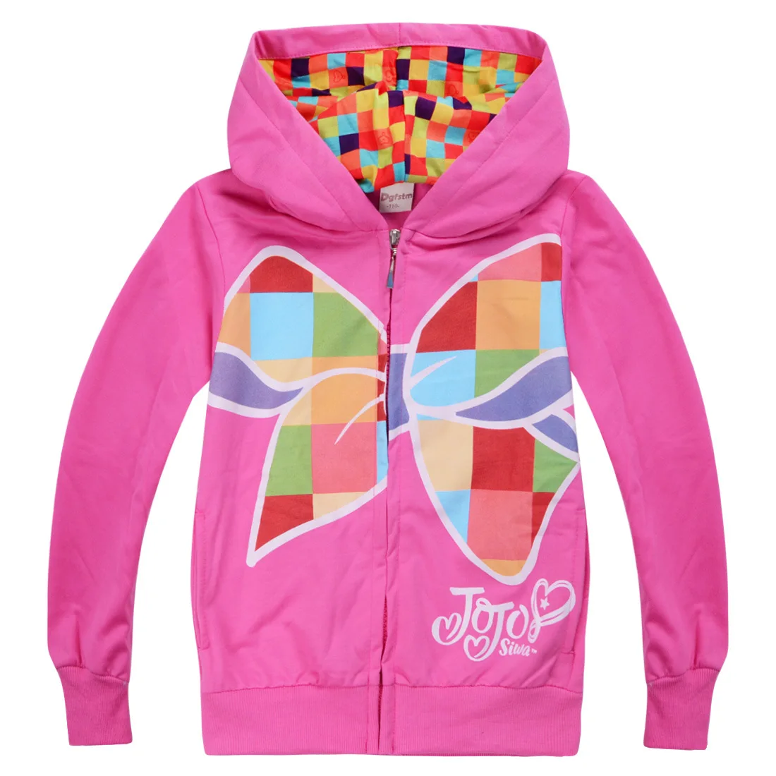 JOJO Siwa/2020 хлопковые толстовки с капюшоном и длинными рукавами для девочек куртки