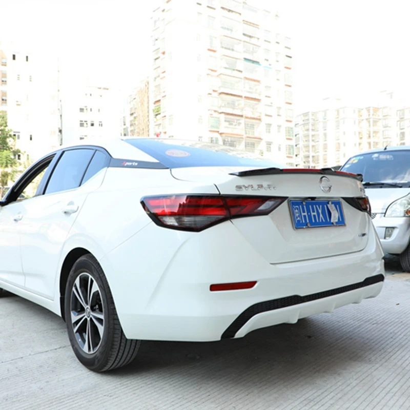 

Новинка 2020 модифицированный Спойлер abs для Nissan 14-го поколения, спортивные аксессуары для украшения автомобиля с клеем 3m
