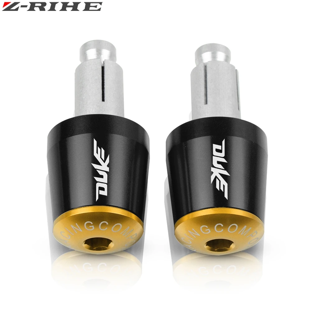 Black Gold Для KTM Duke 125 200 250 390 2013- руль мотоцикла, аксессуары ручной рукоятки «Грипсы» рожки руля Кепки - Цвет: Black Gold