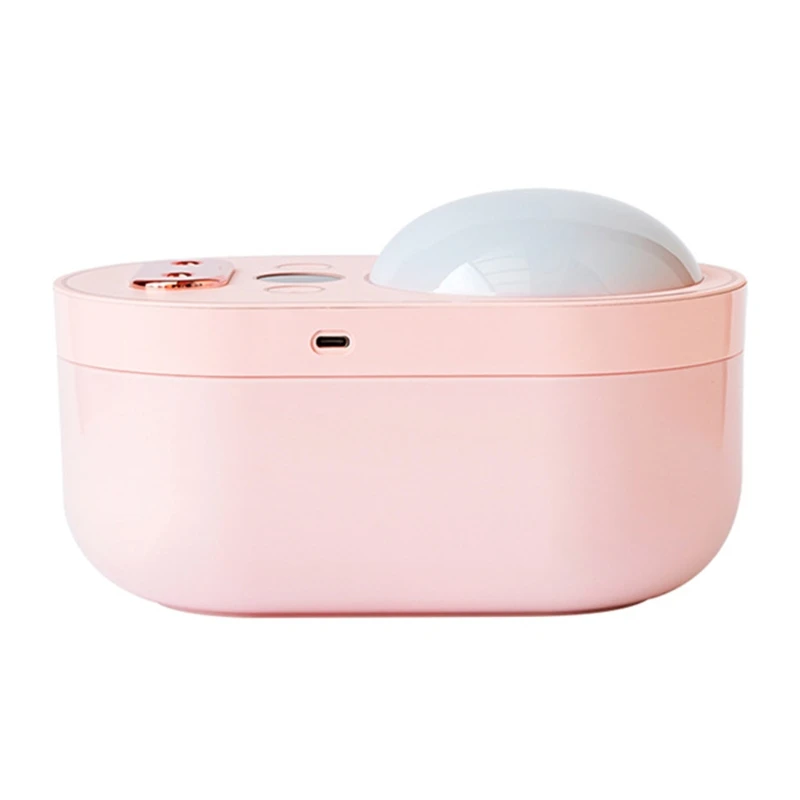 

360Rotating Projection Air Humidifier LED Light USB Aroma Fogger Car Mist Maker