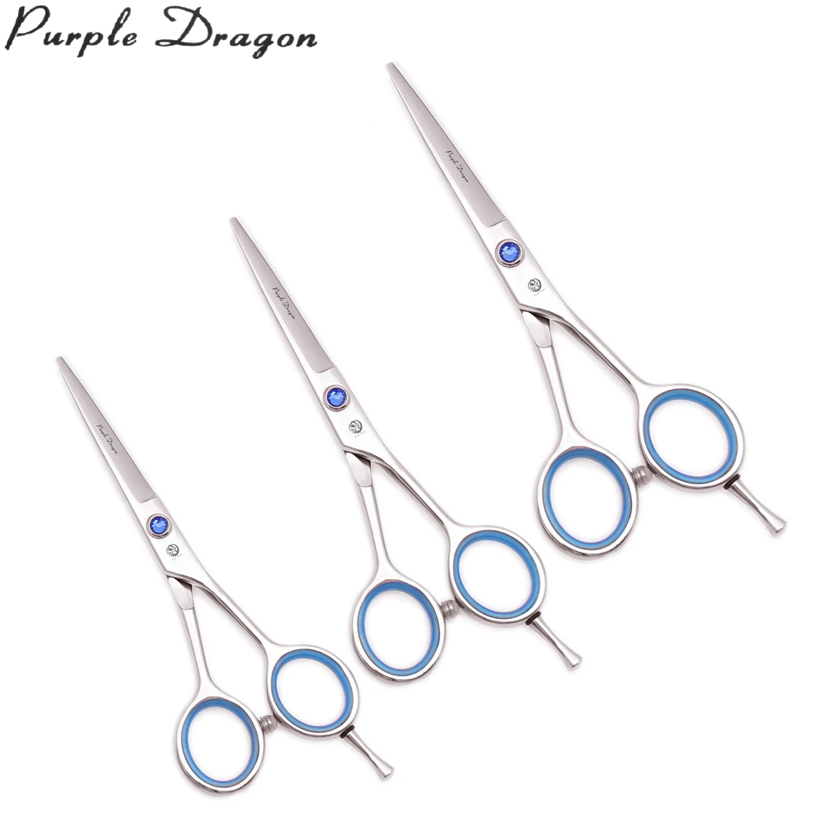 Чехол для парикмахерских ножниц 4 &quot5&quot 5 &quotиз нержавеющей стали с фиолетовым