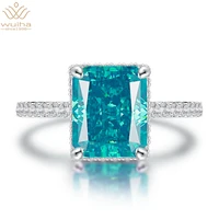 wuiha real 925 sterling silver crushed ice cut 810mm paraiba tourmaline created moissanite wedding engagement ring fine jewelry