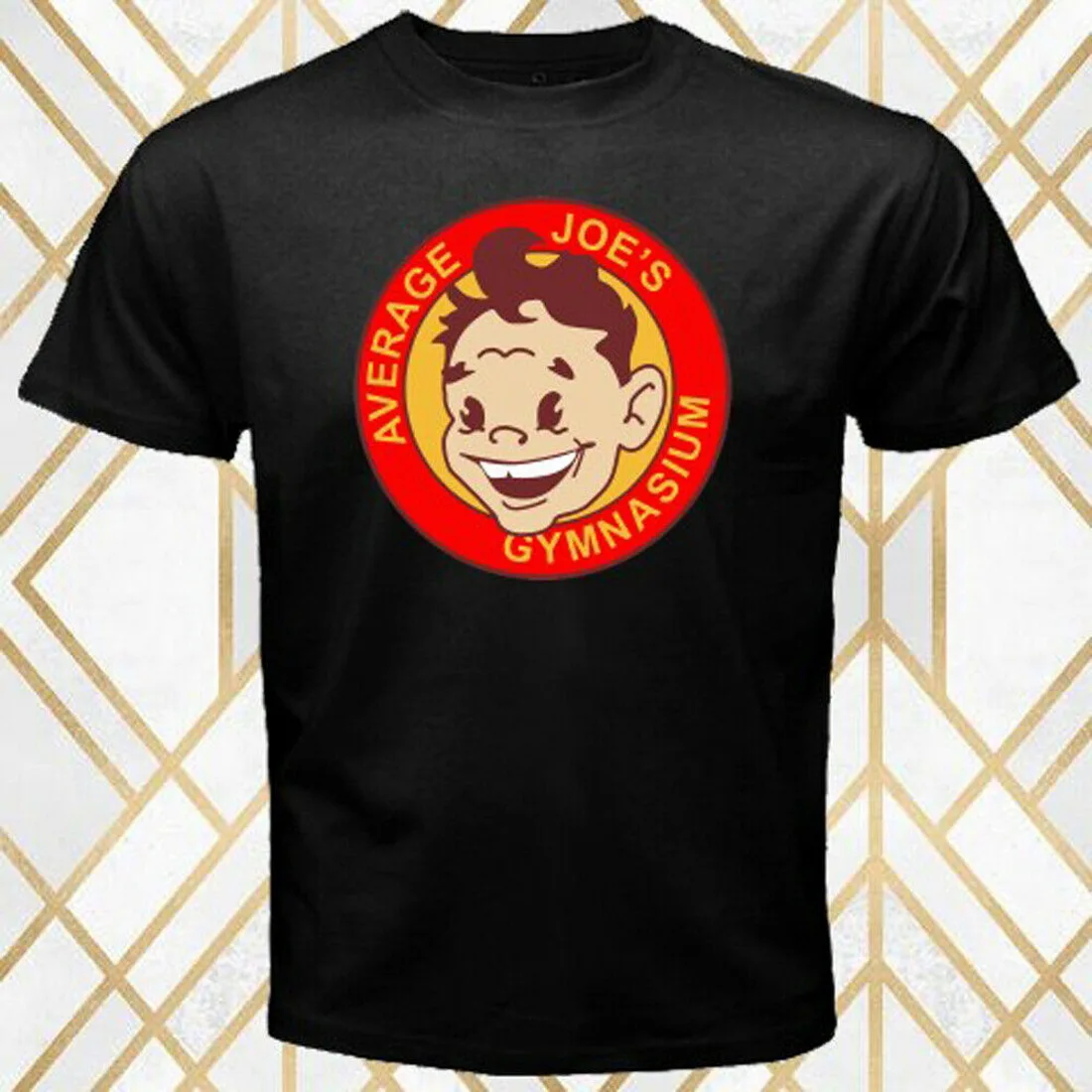 

Average Joe's Gymnasium Famous Gym Logo Men's Black Tops Tee T Shirt Size S 3XL T-Shirt New Unisex Funny
