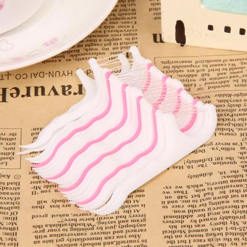 100 шт. зубная нить для чистки межзубных пространств потрясающая палка размещения