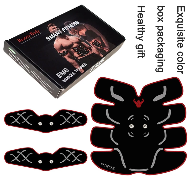 

Abdominal Device Smart EMS Belt Abdominal Muscle Sticker Massage Chair Fitness Equipment Slimming Machine Slimming Belly XB