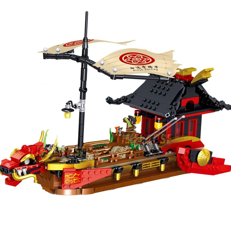 

Конструктор Destiny Bounty на паром, сезон 14, классические модели, наборы кирпичей, Детские комплекты для мальчиков, игрушки для детей