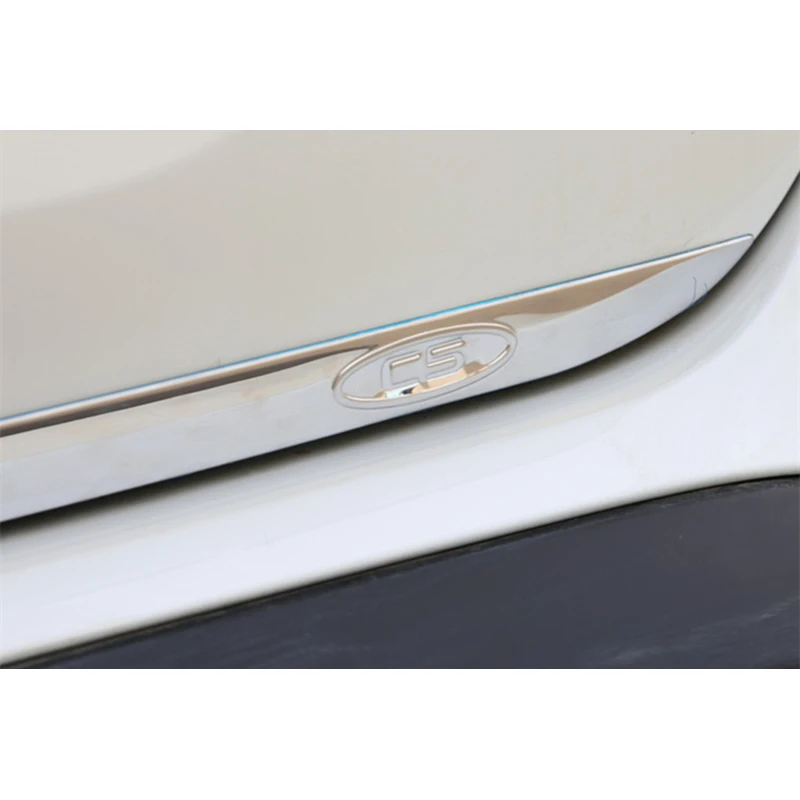 

For Citroen C5 Aircross trunk moulding Aircross C5 modified special tailgate moulding stainless steel