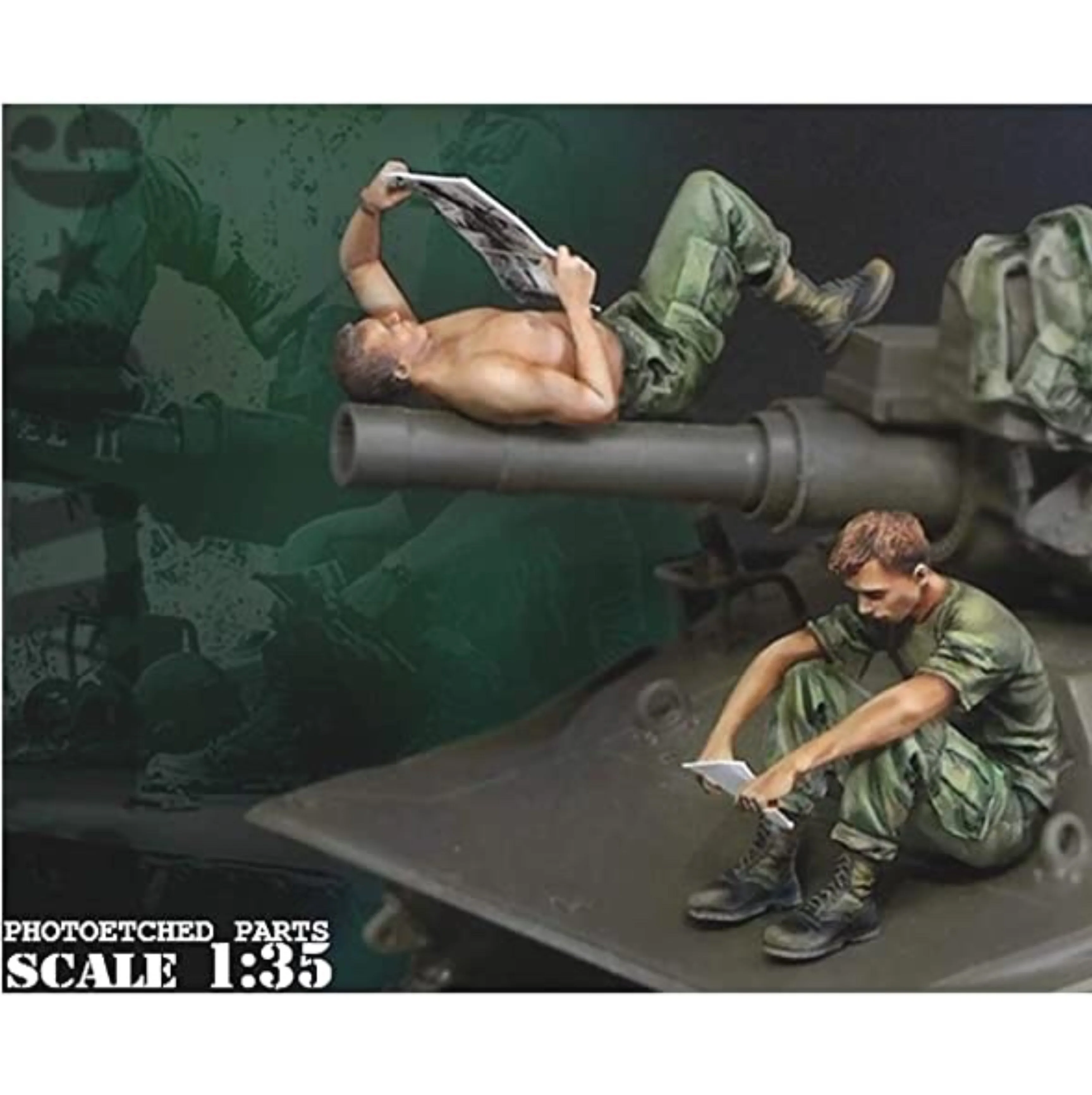 

1/35 Resin Model Figure GK， Unassembled and unpainted kit