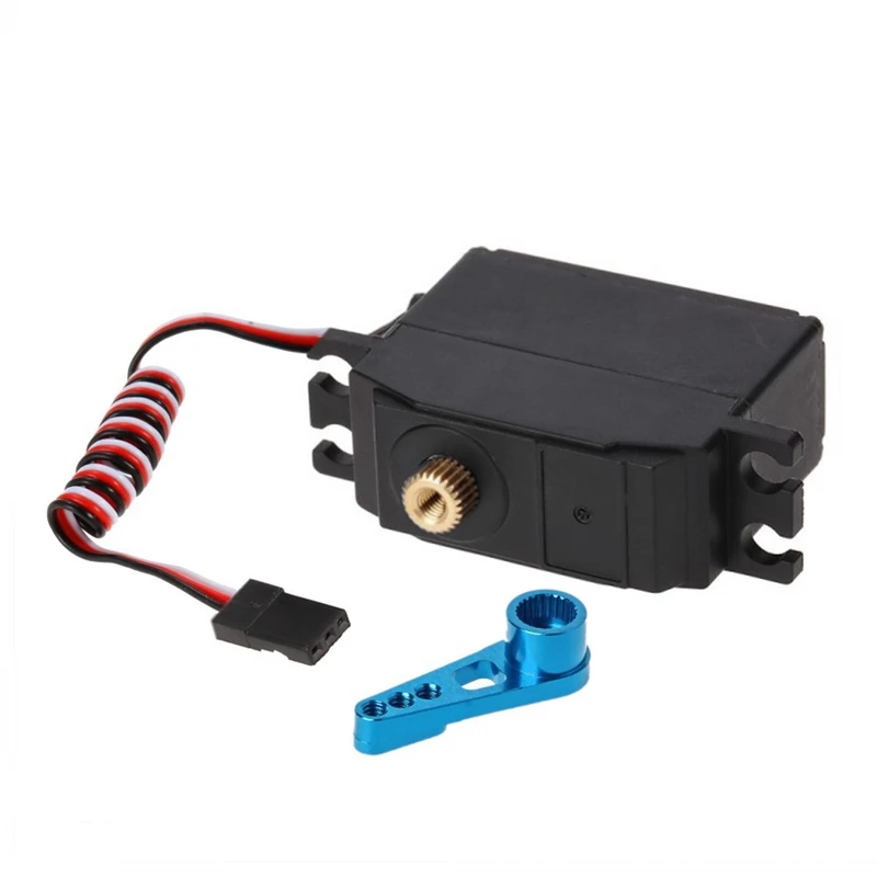 Servo de engranaje de Metal con Servo brazo para MN86K MN86KS MN86 MN86S MN modelo G500 1/12 RC, actualizaci&oacute;n de coche, piezas, accesorios-3