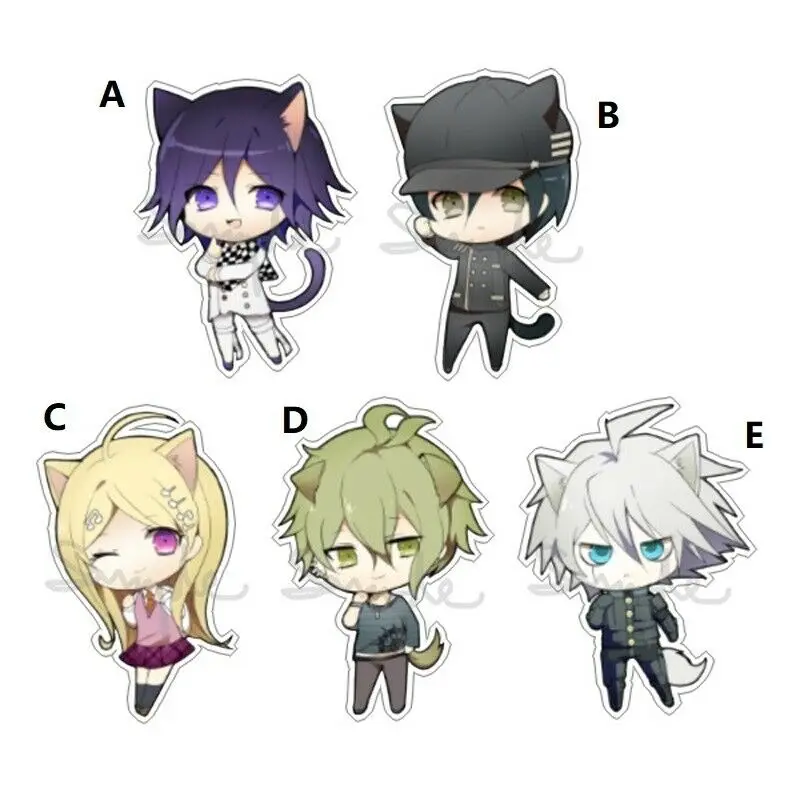 

Danganronpa V3 Iruma Miu Ouma Kokichi Tail Anime Acrylic Keychain Strap Figure