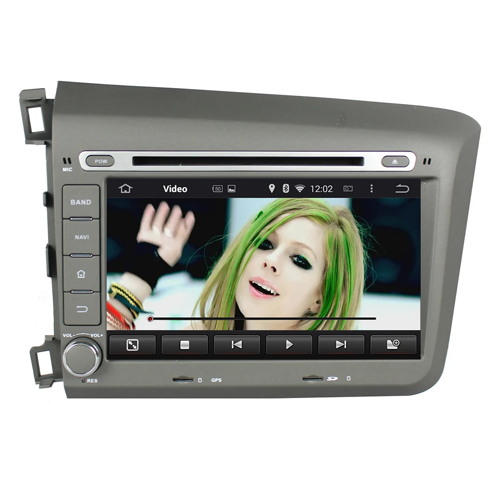 Автомобильный мультимедийный плеер на Android 9 0 с экраном 8 дюймов 2 Din PX6 для Honda CIVIC