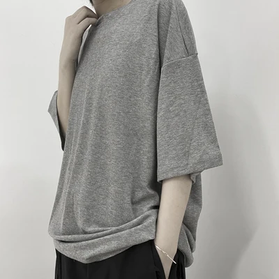 

Dark Series Summer Women Thin Short Sleeve 2020 new loose t-shirt men and women instagram trend