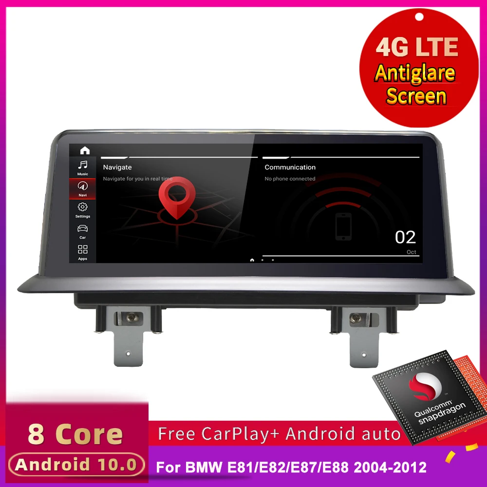 Android 10 0 4 + 64G 8 ядерный мультимедийный плеер Автомобильный DVD Авто Аудио для BMW