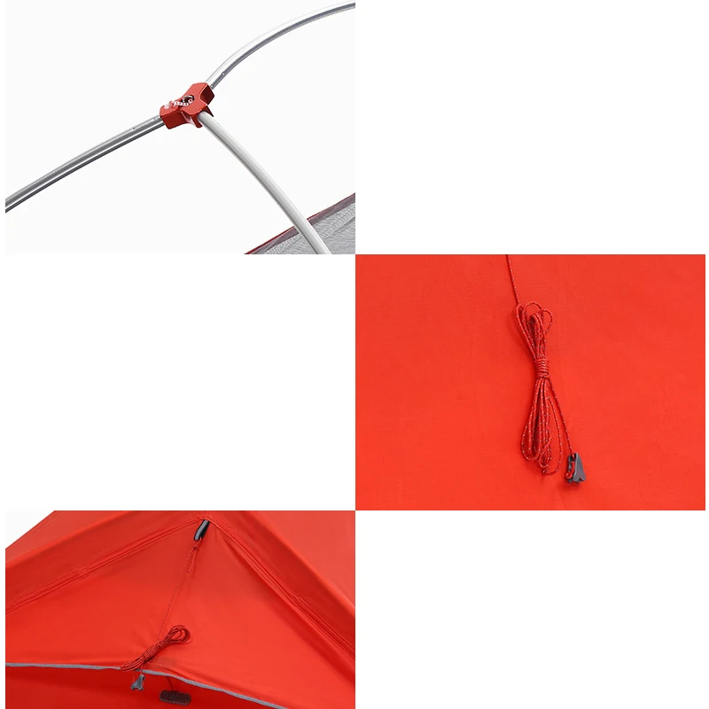 Verkaufen Mobi Garten Licht Ritter UL 1P/1P Plus 3-saison Double Schicht Naht-versiegelt Professionelle Atmungsaktive Outdoor Camping Zelt