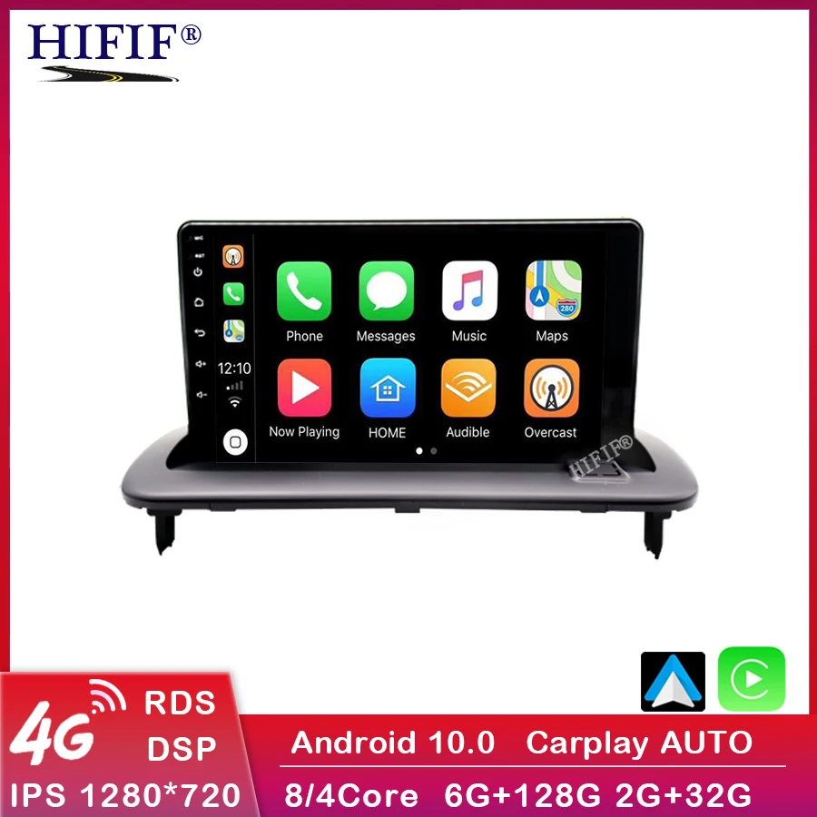 Автомобильный мультимедийный плеер 6G + 128 ГБ Android 10 для VOLVO C30 S40 C70 2006-2012 GPS Navi Radio navi