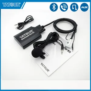 Bluetooth-комплект Yatour для VW Jetta, Passat, Tiguan, Audi A3, A4, Skoda, Seat Altea, цифровой CD-преобразователь, AUX адаптер YTBTK