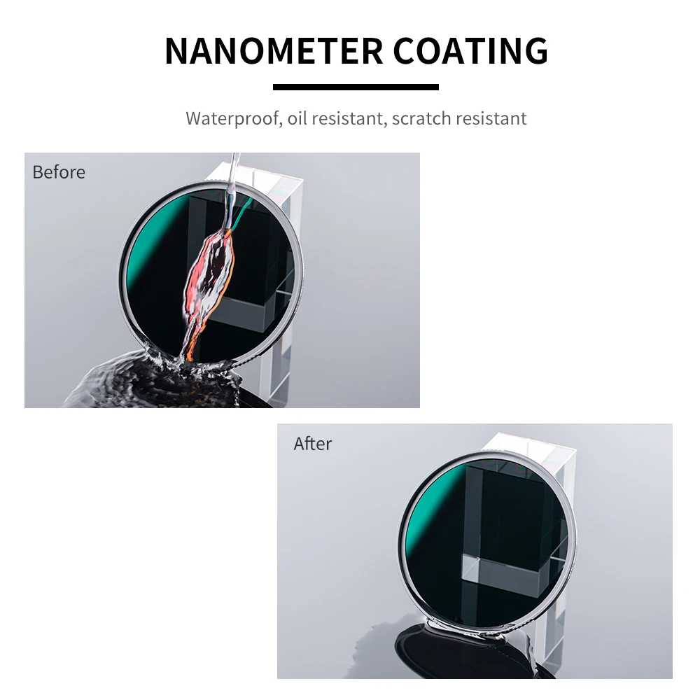 Фиксированный фильтр ND64 K&ampF Concept 49-82 мм