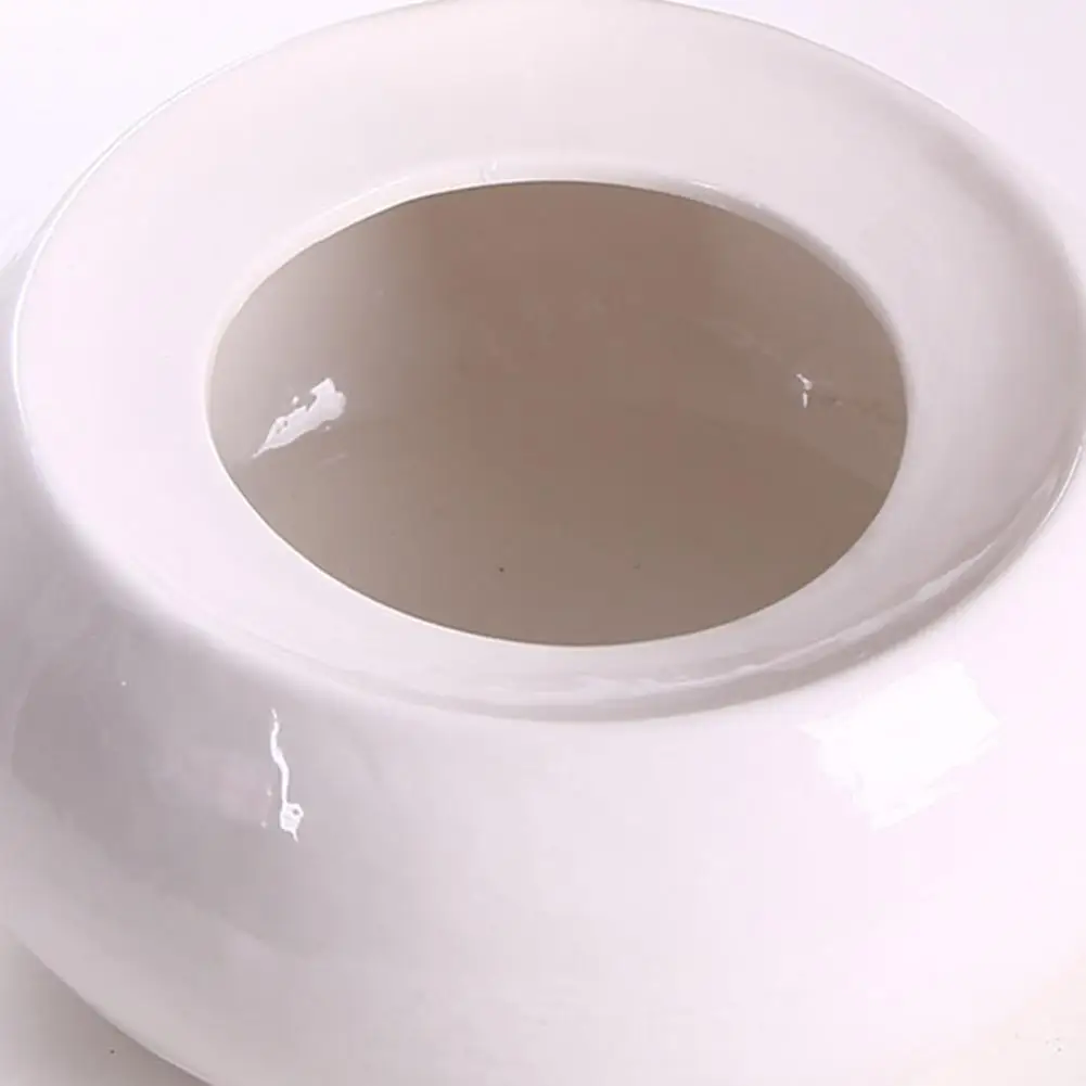 White Керамическая миска для домашних животных, автоматическая подача воды, диспенсер для воды, циркуляционный питьевой фонтан для домашних животных, товары для кормления кошек - Цвет: White