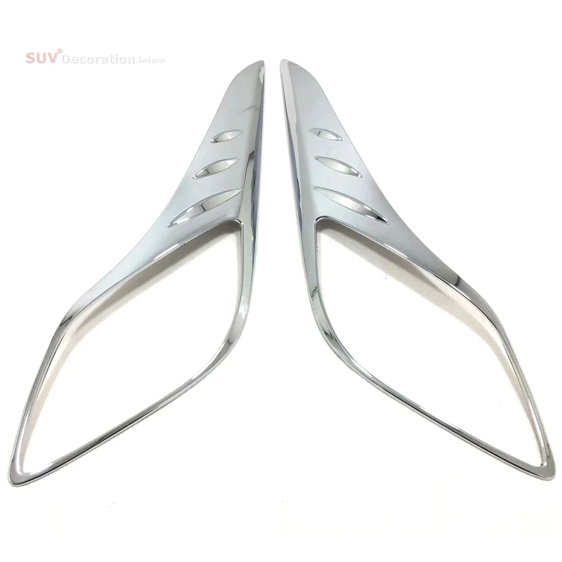 

ABS Chrome Car Accessories Front Fog Light Lamp Cover 2PCS for Toyota Vios 1.5 G 2019 2020