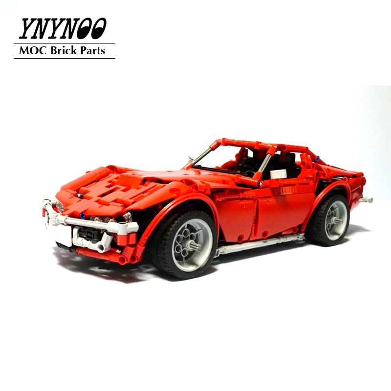 

Конструктор детский высокотехнологичный спортивный автомобиль на радиоуправлении C3 Stringray, подарок на день рождения для мальчика