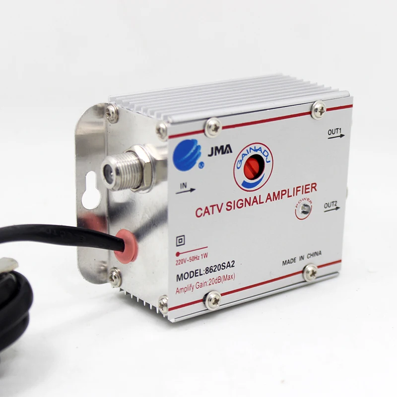 AC 220V 2 Way CATV кабель ТВ усилитель сигнала антенны Усилитель набор сплиттеров широкополосного домашнего