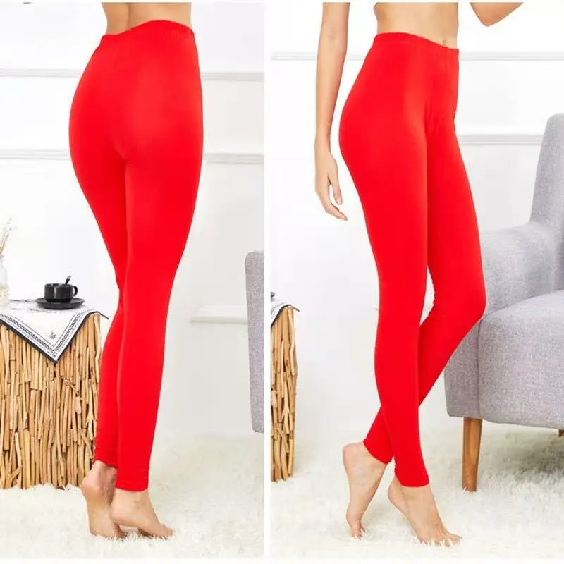 

Autumn Black Warm Leggings Comfortable High Elastic Waist Legins Thick Female Plus Size Collant Stretchy Leggings