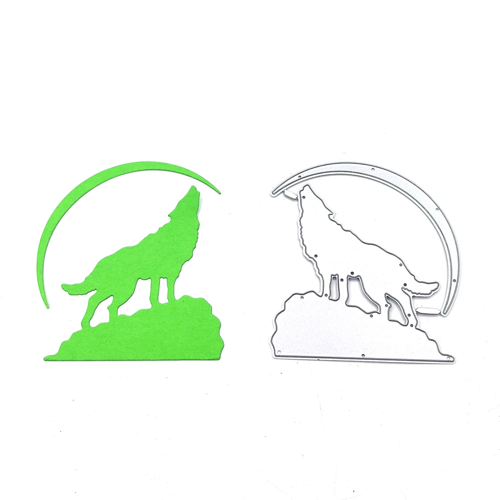 

Julyarts Wolf Cutting Die Scrapbook Album Metal Dies for Card Making Card Die Stencil DIY Scrapbook Paper Photo Craft Template