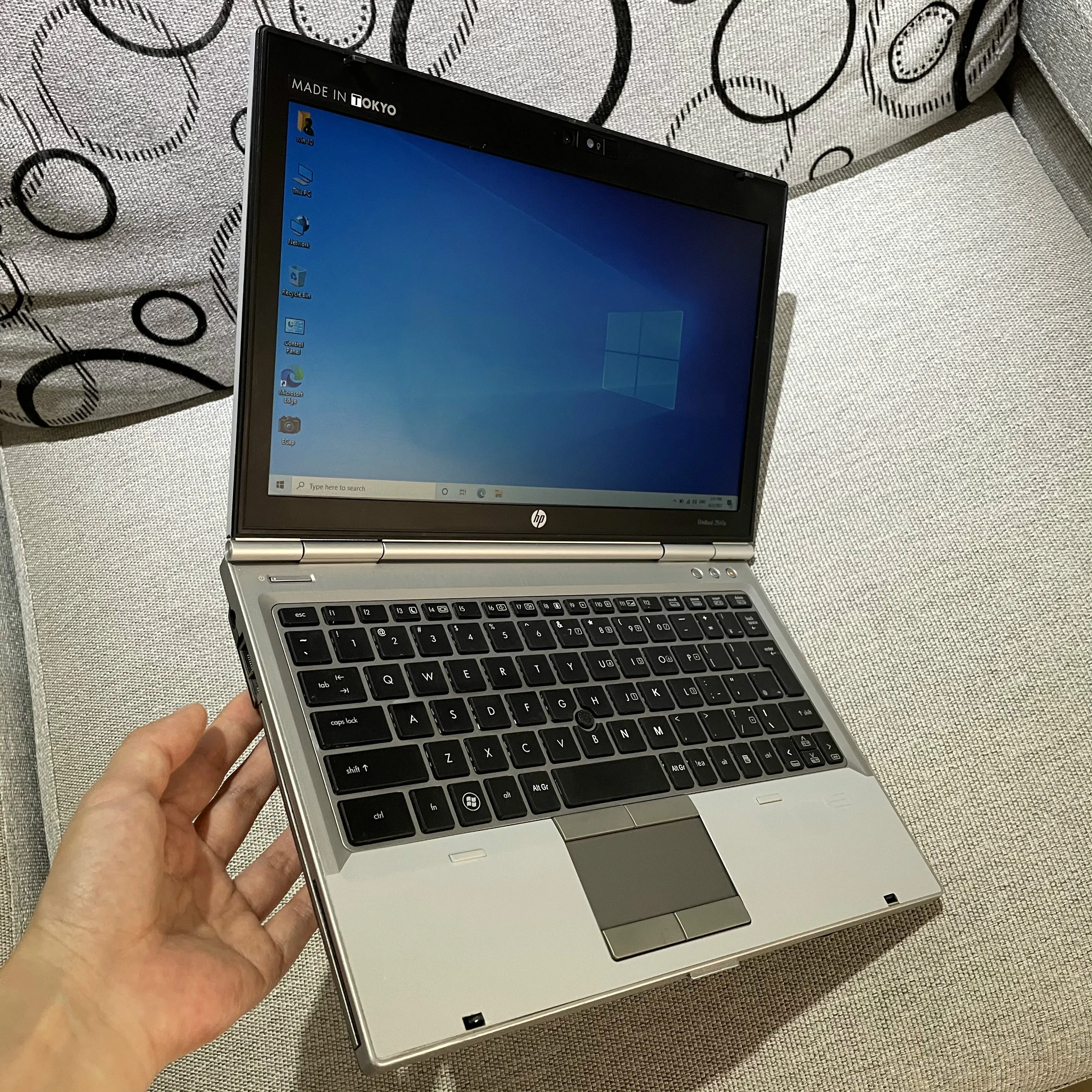 Горячая Распродажа Win10 256G SSD EliteBook 2560P core I5 I7 2-го поколения Восстановленный ноутбук