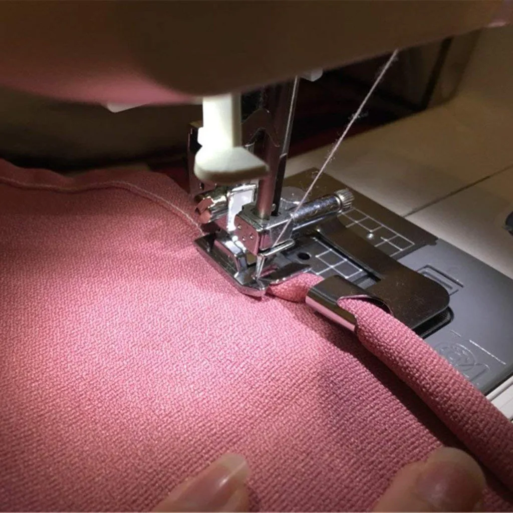 

1PC Rolled Hem Pressure Foot Sewing Machine For Singer Brother Low Shank Adapter Craft Household DIY Sewing Tools Accessories