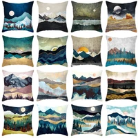 hot sale peak pillow cover polyester peach skin sofa bedroom car office cushion cover pillow cover pillowcase home decoration