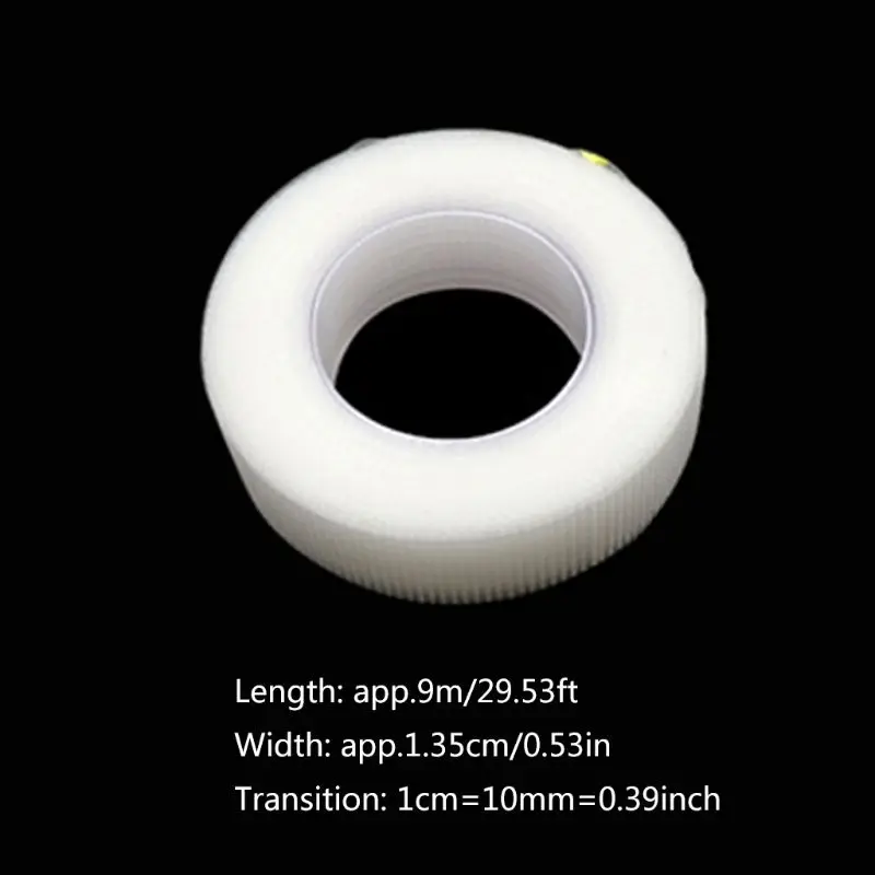 Клейкая лента для наращивания ресниц 3 рулона клейкая из полиэтилена