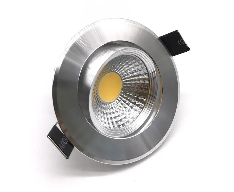 Сверхъяркий встраиваемый светодиодный светильник направленного света COB 3 вт 5 7 12