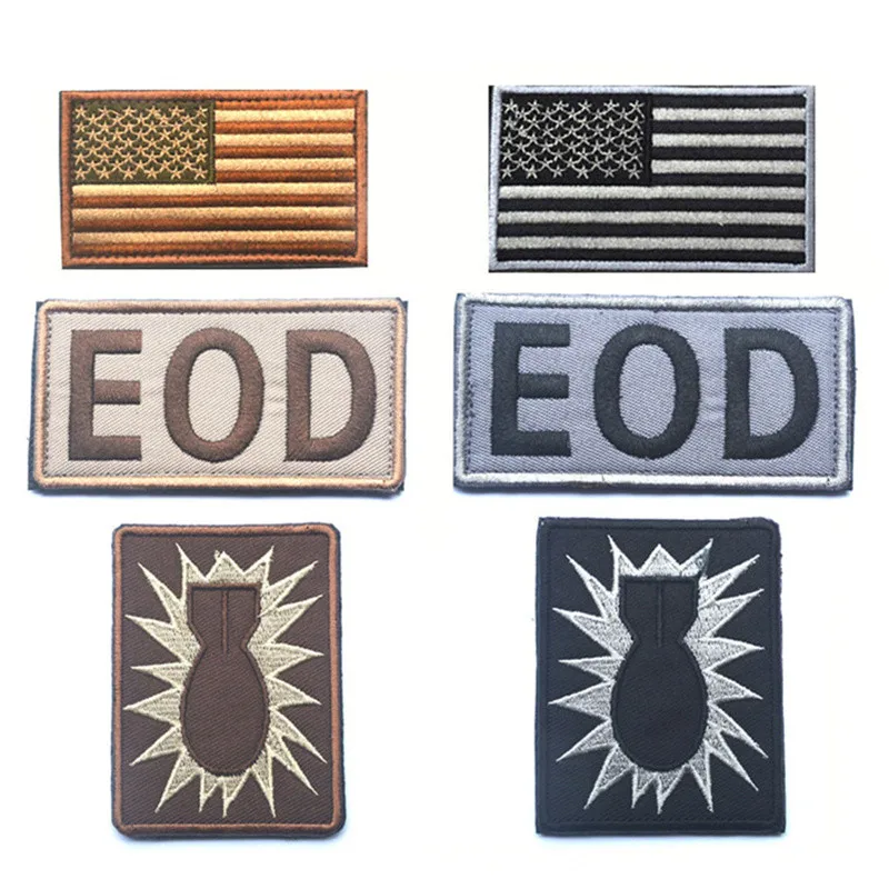 Военная Тактическая нашивка на нарукавную повязку 3D вышитый американский