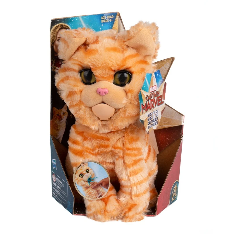 Hasbro Marvel Avengers Captain Marvel Action Figures Plush Doll Chewie Orange Cat Children's Toy Gift