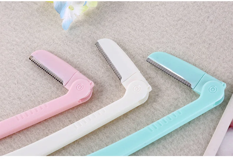 3Pcs/set Portable Eyebrow Trimmer Hair Remover Set Women Painless Razor Trimmers Blades Shaver For Makeup Cosmetic Kit | Красота и