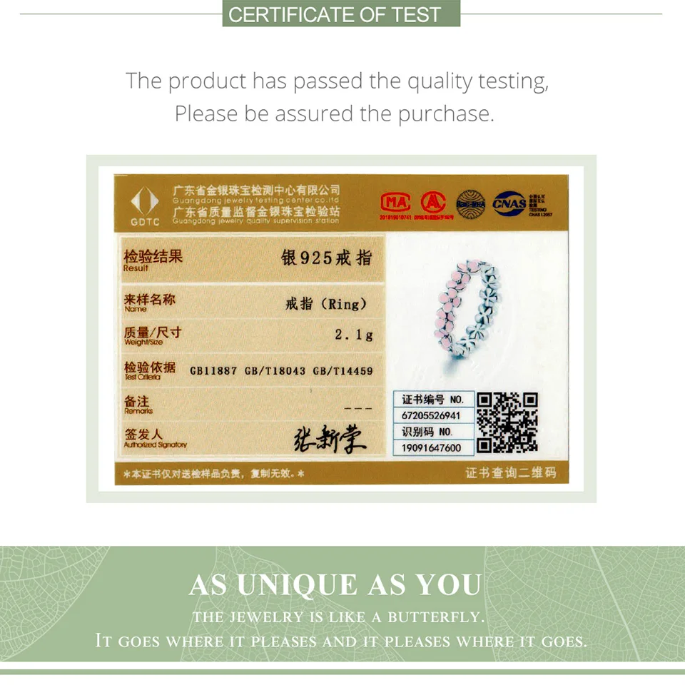 

VOROCO S925 Sterling Silver Pink Wreath CZ Finger Rings for Women Engagement Wedding Finger Ring Statement Jewelry BKR681