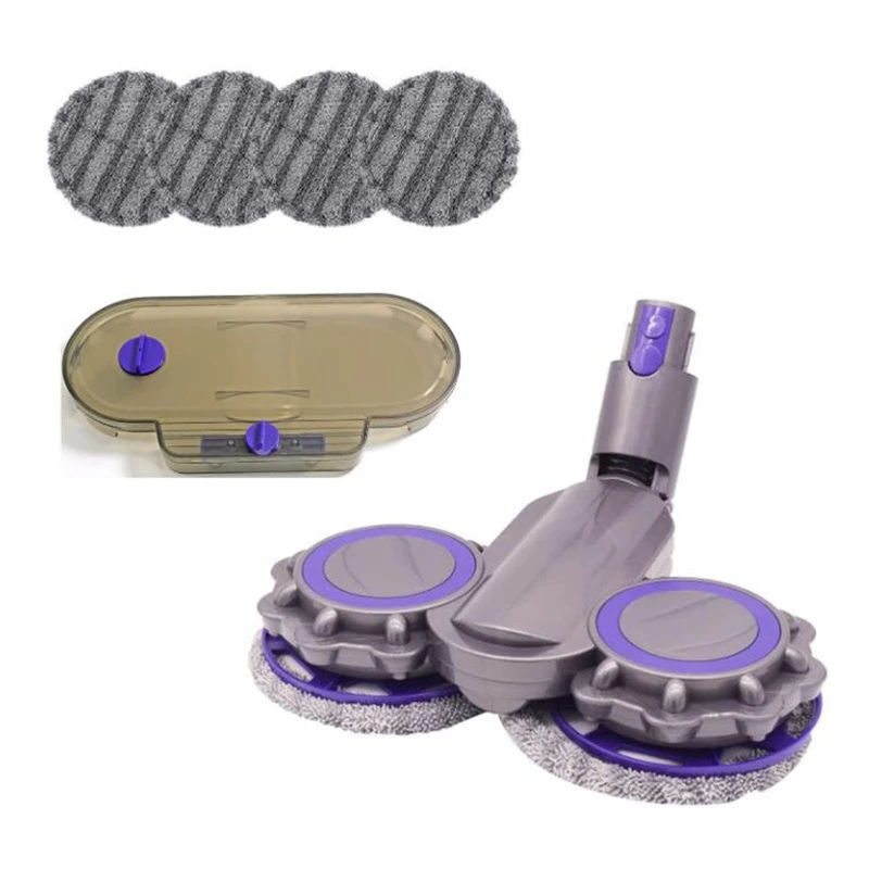 

Electric Mop Head Attachment For Dyson V7 V8 V10 V11,Cordless Stick Vacuum Cleaner Brush Tool With 150Ml Water Tank