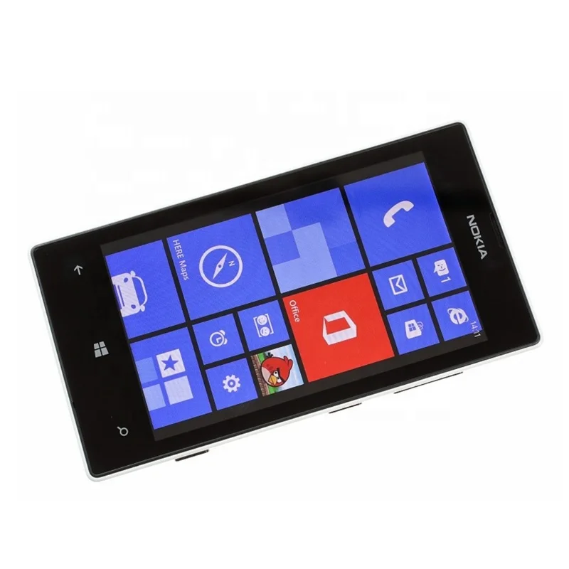 used nokia lumia 520 cell phone dual core 3g wifi 4 0 inches 5mp 8gb refurbished unlocked mobile phone free global shipping