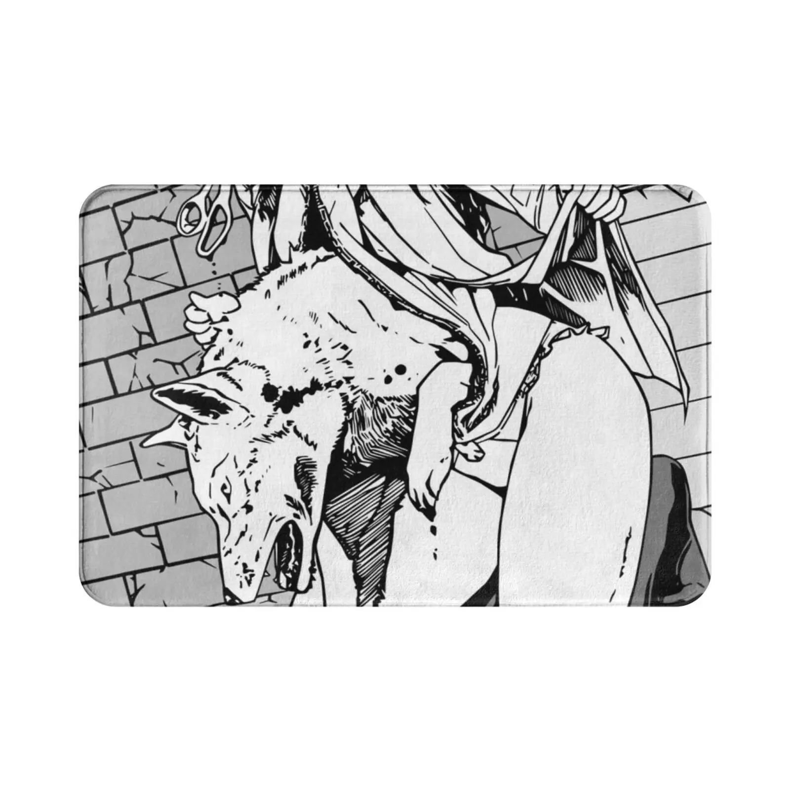 Игра Jinrou: Crazy Fox Аниме Манга искусственный коврик подушка мягкий девушки игры Jinrou