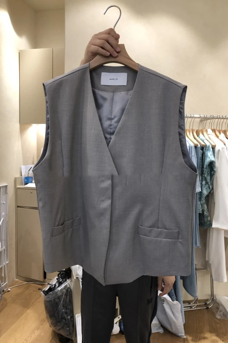 

VANOVICH Fashion Women Sleeveless Vests Korean Style Casual Wild Ladies Vests 2021 Summer New Solid Color Women Clothing