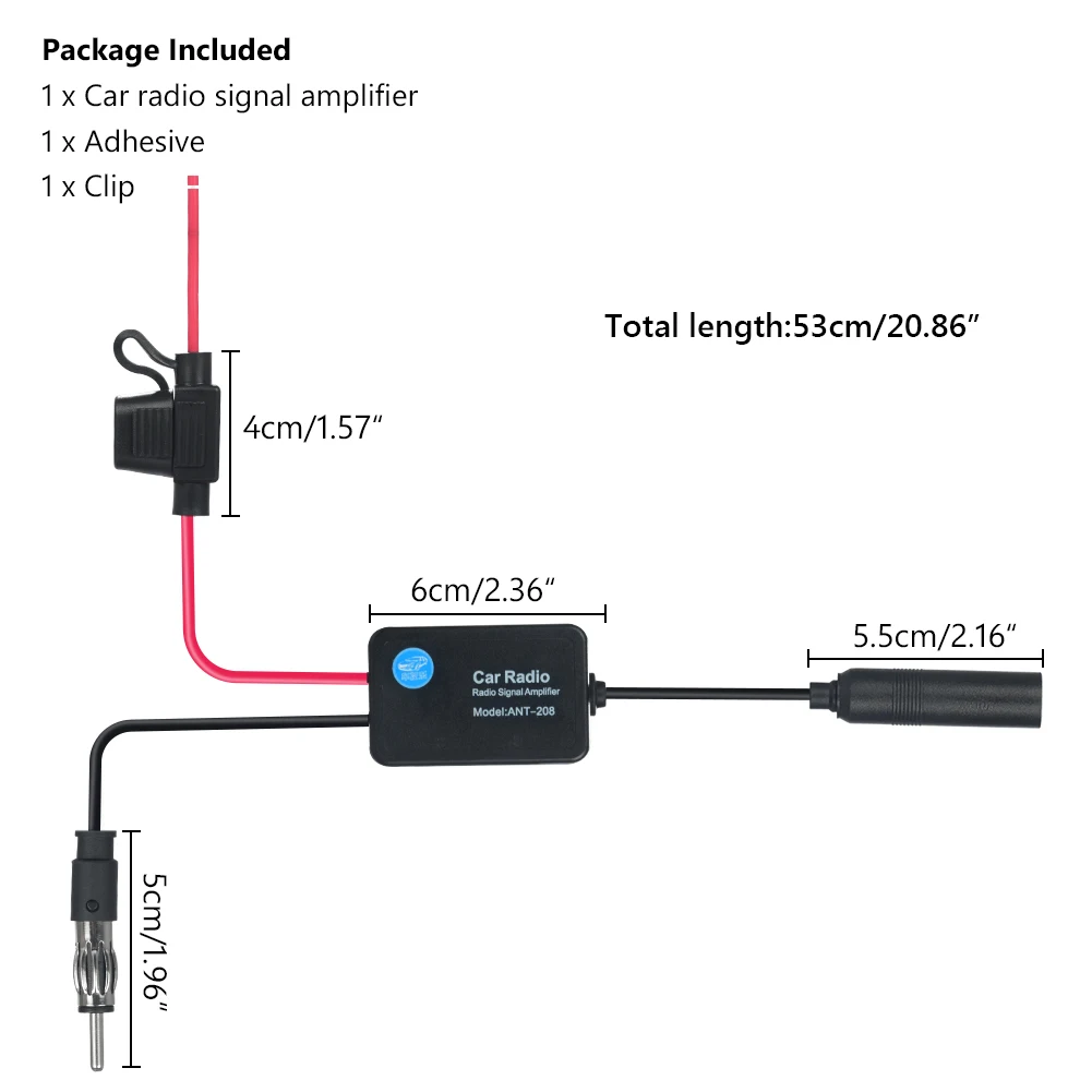 Автомобильная стереосистема FM &amp AM антенна радиосигнала усилитель сигнала