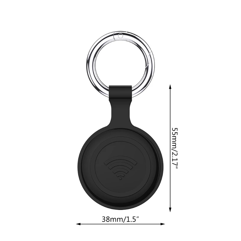 

2021 For Apple Airtag Case Silicone Protective Sleeve Cover Keychain Airtags-tracker 1PC Silicone Case For Airtags Accessories